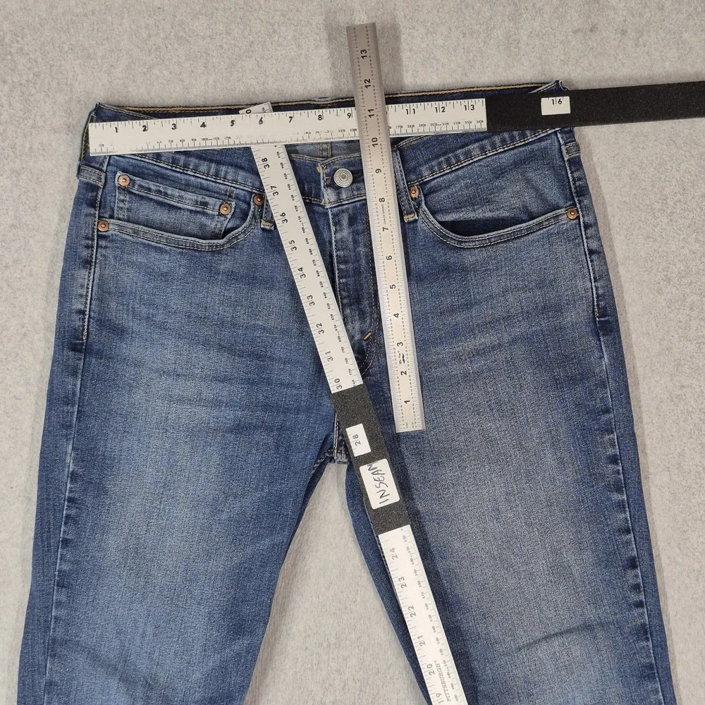 Levi's 511 Men Jeans 34X30 Blue Denim Slim Fit 28